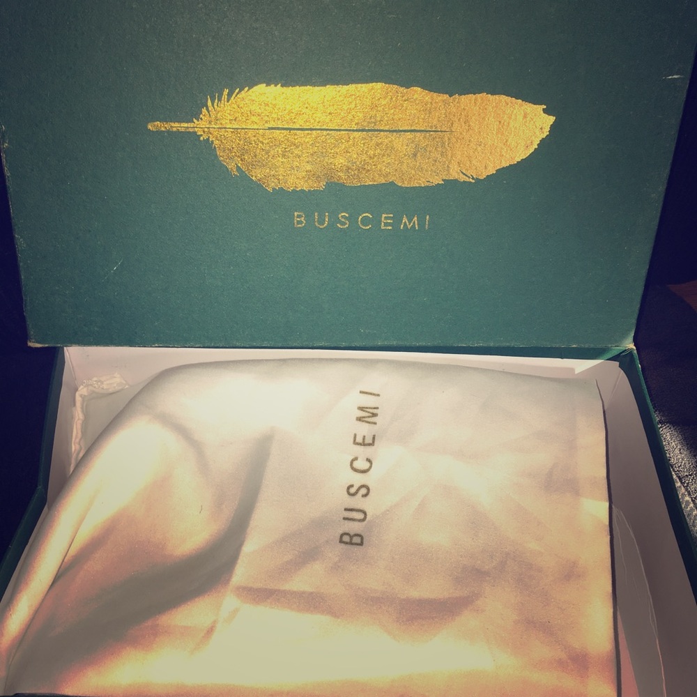 Men's Red & Black Buscemi Designer Shoes Size 12